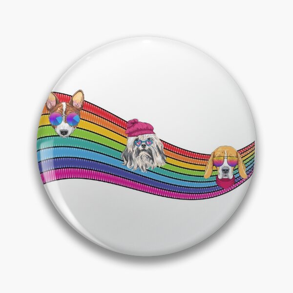 Artikelvorschau, Regenbogen und Hunde entworfen und verkauft von J95doe.