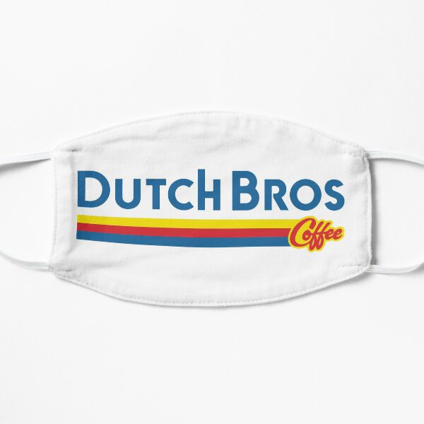 Dutch Bros Coffee Design Flat Mask