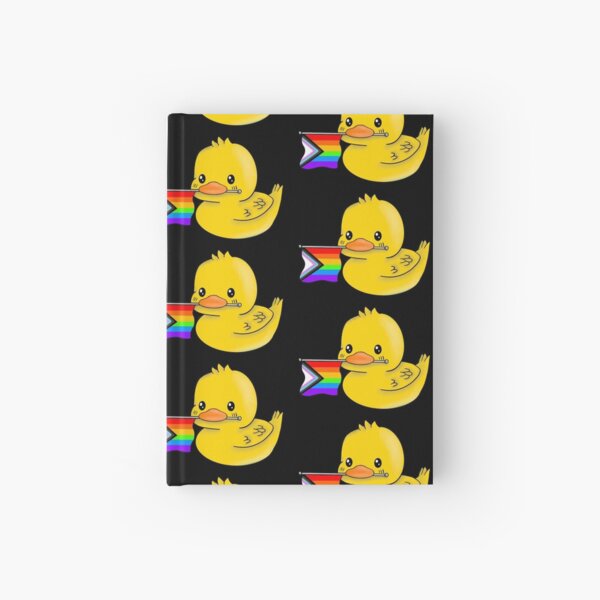 progress flag duck Hardcover Journal