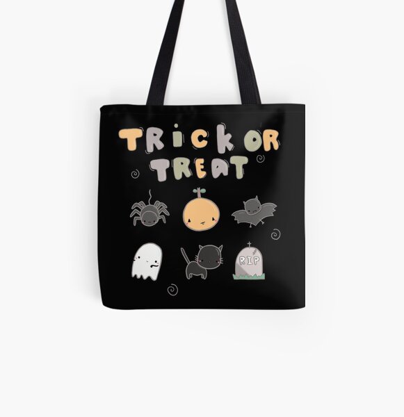 Trick Treat Tote Bags Redbubble - roblox trick or treat basket