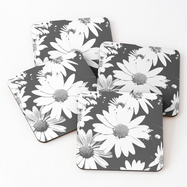 Artikelvorschau, Schwarzweiss-Blumen entworfen und verkauft von Bahi Esawi.