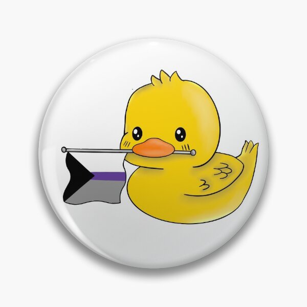 Item preview, Demisexual duck  designed and sold by RuthlesRuth.