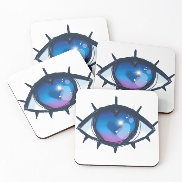 Item preview, Heart eye sticker designed and sold by VacantEyes.