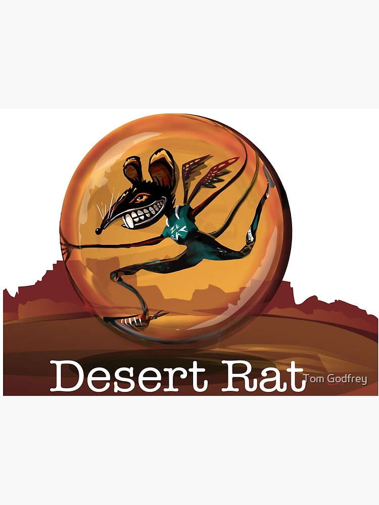 "Desert Rat" Poster for Sale by Lefrog Redbubble