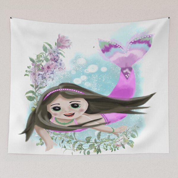 Item preview, Mermaid illustration designed and sold by ArtBySatuM.