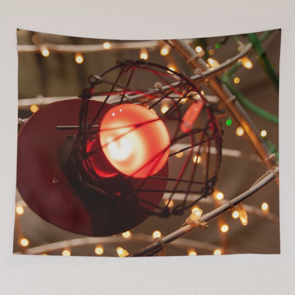 Item preview, RED LIGHT GLOBE | Abstract Pattern Photo designed and sold by PhotoStory.