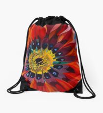 Sunburst Gazania Drawstring Bag