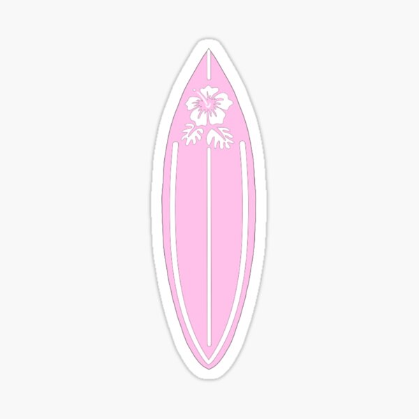 Item preview, pink surfboard designed and sold by funandquirky.