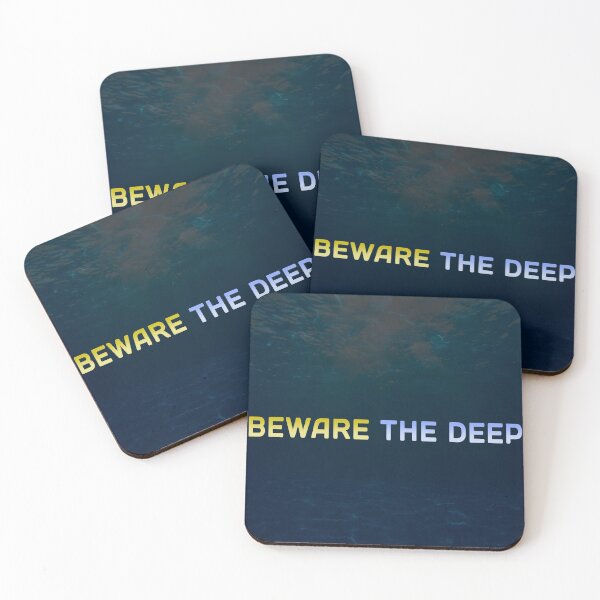 Item preview, Subnautica inspired Beware the Deep designed and sold by Midnight Sky Sundry.