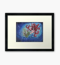 Ariel's Transformation Framed Print
