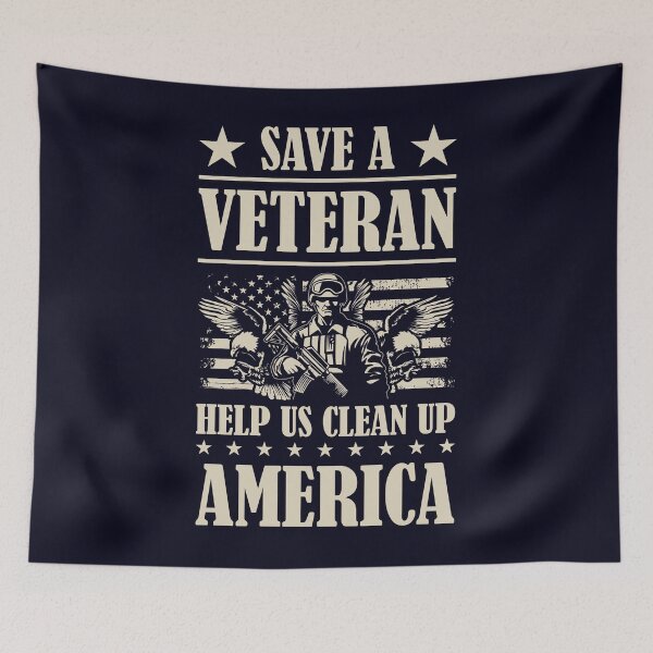 Item preview, Save a Veteran help us clean up America designed and sold by mmos.