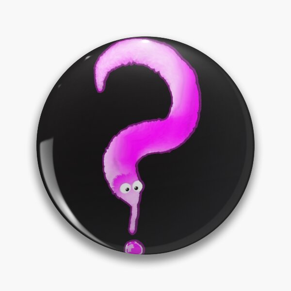 Item preview, Worm on a string question mark designed and sold by urban-color.