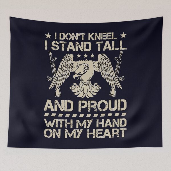 Item preview, Veteran don't kneel stand tall and proud designed and sold by mmos.