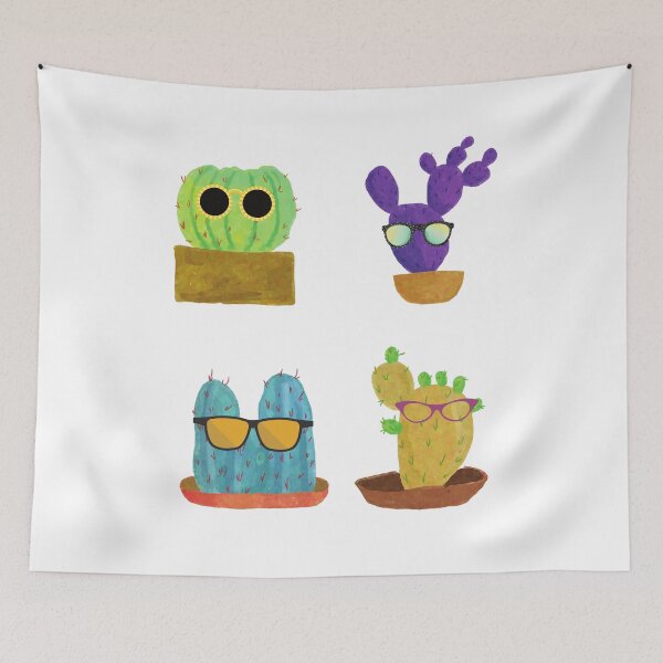 Item preview, Cool Chilling Bad ass Cactus Gang with sunglasses//Ask me about my plants designed and sold by Aishwarya  Singh.