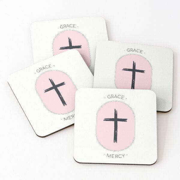 Item preview, Grace and Mercy -pink designed and sold by ittybittyowl.