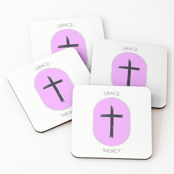 Item preview, Grace and Mercy -lilac designed and sold by ittybittyowl.