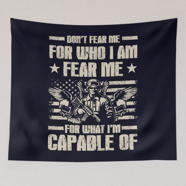 Item preview, Fear me for what I'm Capable of Veteran designed and sold by mmos.
