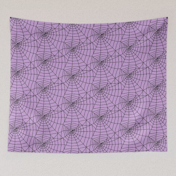 Item preview, Spider webs - purple designed and sold by littlearrow.