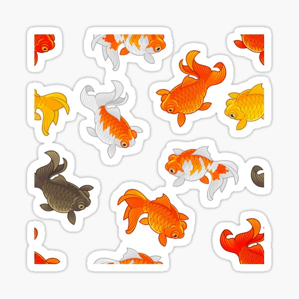 Item preview, Goldfish Pattern designed and sold by Snapnfit.