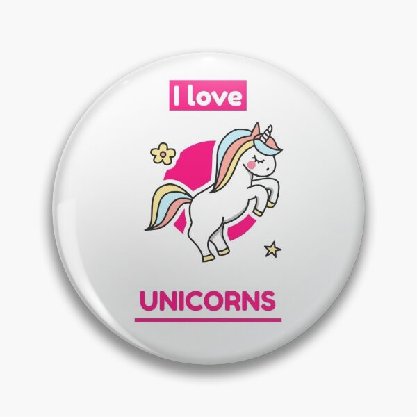 Item preview, I Love Unicorns designed and sold by SugarSkyCo.