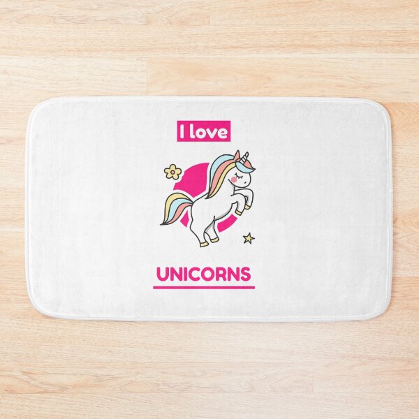 Item preview, I Love Unicorns designed and sold by SugarSkyCo.
