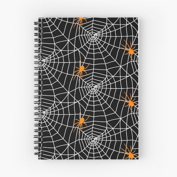 Item preview, Spider webs - orange spiders designed and sold by littlearrow.