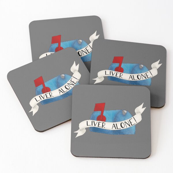 Item preview, Liver alone, get it? Liver alone! designed and sold by FinalGirlArt.