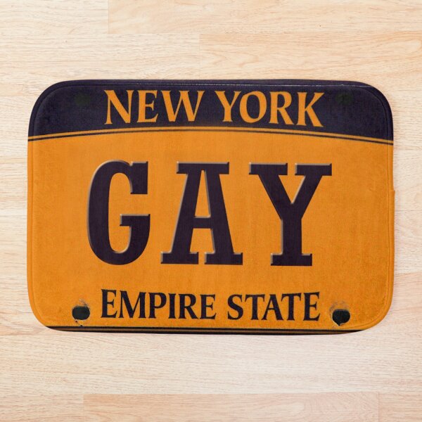 Artikelvorschau, Gay, NYC Kennzeichen, LGBT Geschenk entworfen und verkauft von Tamarage.