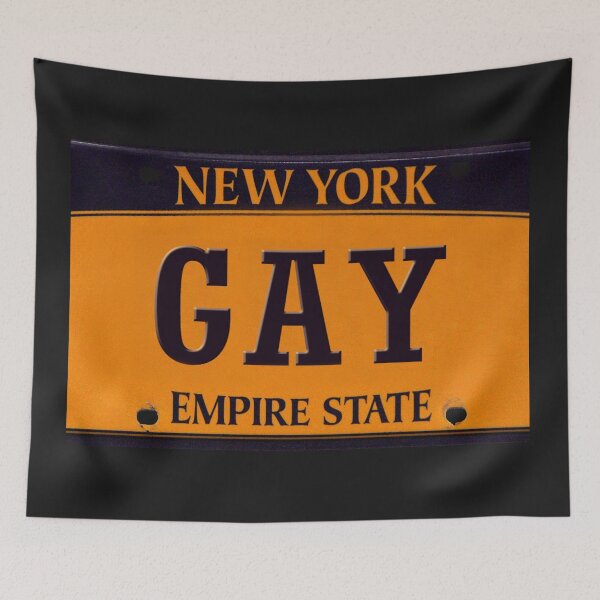 Item preview,  Gay, NYC Plate Number, LGBT Gift  designed and sold by Tamarage.