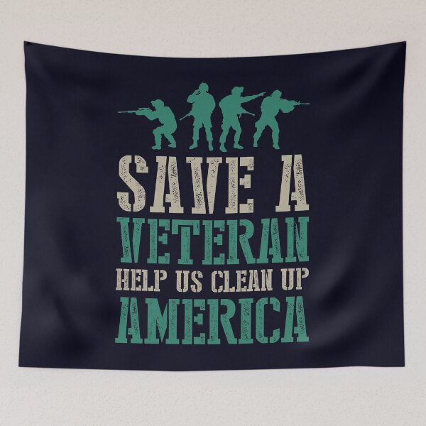 Item preview, Save a Veteran help us clean up America designed and sold by mmos.