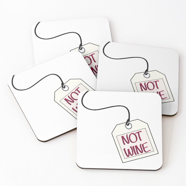 Item preview, Not Wine Tag designed and sold by Jessiosha.