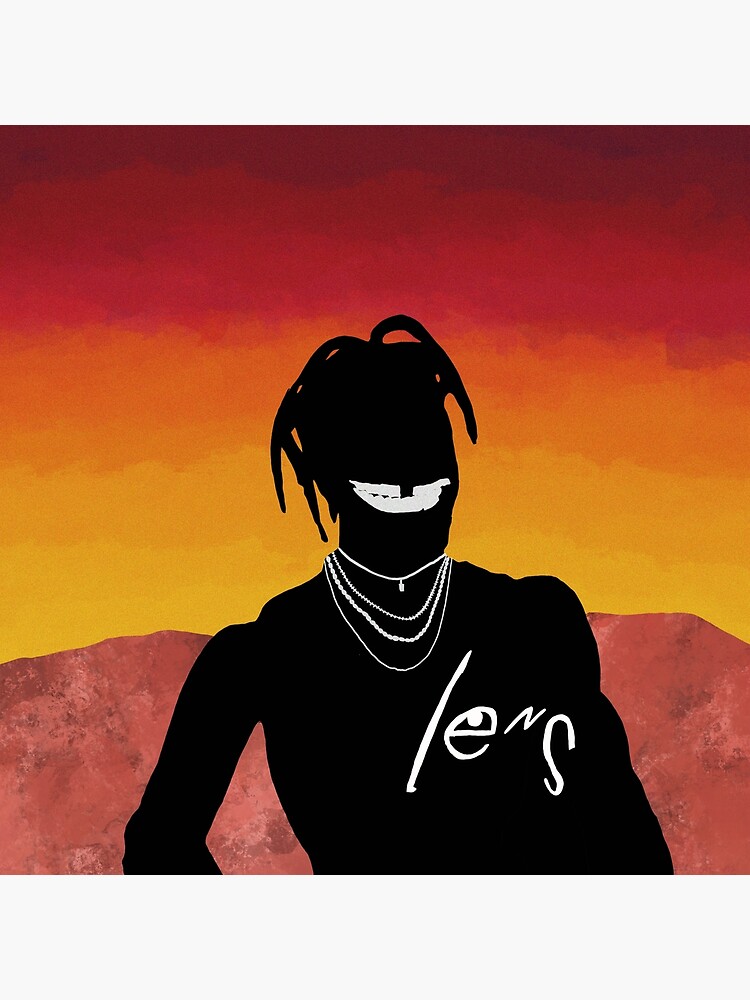 Póster for Sale con la obra «Travis Scott Lens Sunset» de