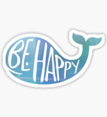 Happy Whale Sticker