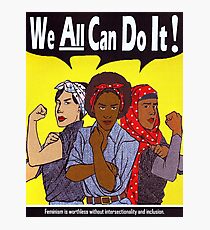 We Can Do It Photographic Print