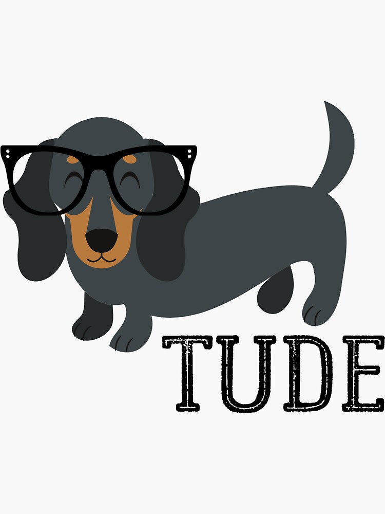Dachshund with Tude by Ashstone23