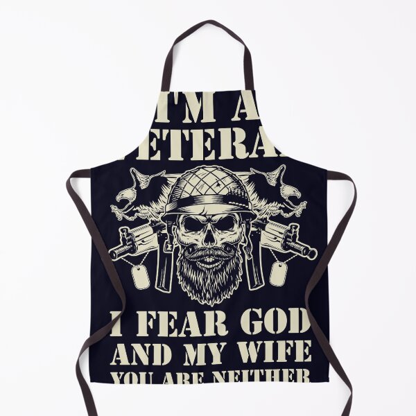 Item preview, I'm a Veteran I fear god and my wife you are neither designed and sold by mmos.