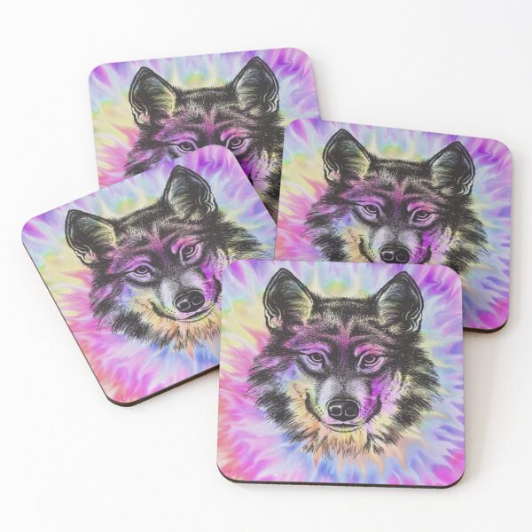 Item preview, Wolf Tie Dye designed and sold by ArtWithHearts11.