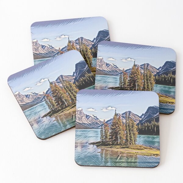 Item preview, Spirit Island- Jasper National Park, Canada designed and sold by Adventure Alberta.