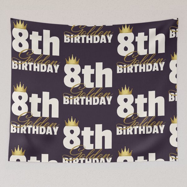 Item preview, Kids 8th Golden Birthday Year Age Crown product designed and sold by doodabobs.