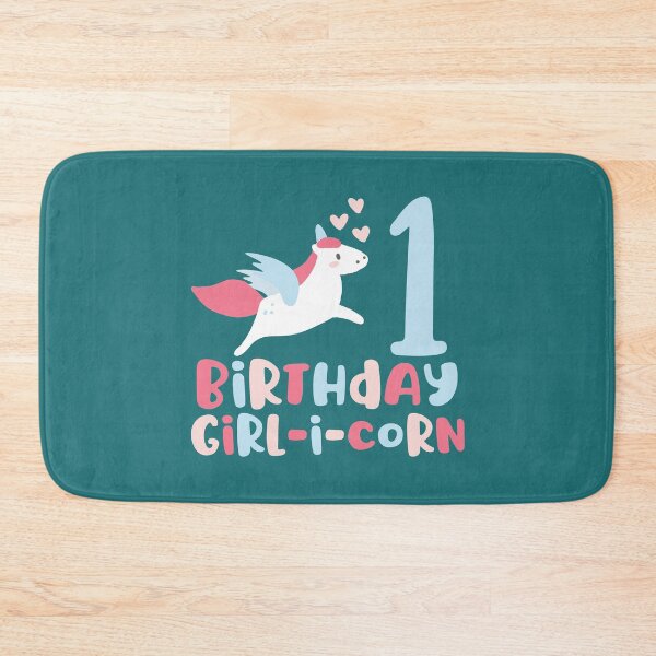 Item preview, Kids Birthday Girl-i-Corn Unicorn Alicorn Lovers Happy 1st Bday product designed and sold by doodabobs.