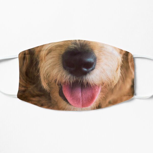 Dog Nose Terrier Tongue Flat Mask