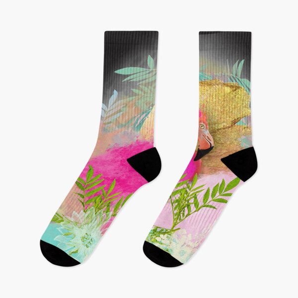Item preview,  Exotic Splash Neon Flamingo designed and sold by goedesign.