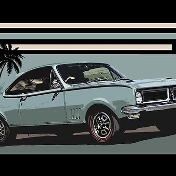Artwork thumbnail, Holden Monaro HG Stripes by radestilo