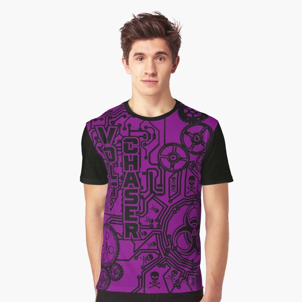 Volt Chaser (purple) Graphic T-Shirt