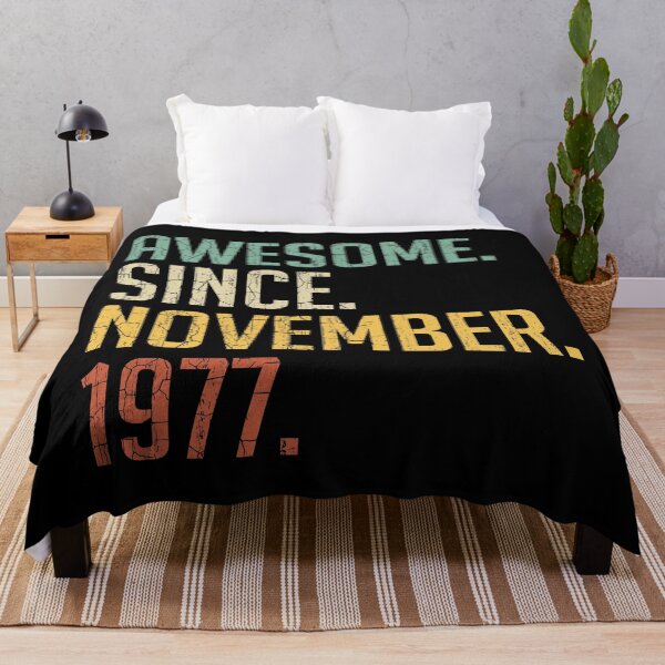 Item preview, Awesome Since November 1977 43rd Birthday Gift 43 Years Old Vintage November 1977 designed and sold by Takatv.