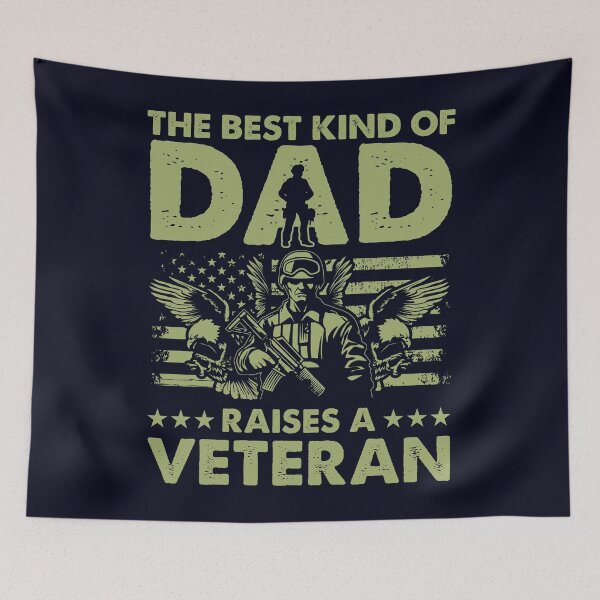 Item preview, Best kind of Dad raises a Veteran designed and sold by mmos.