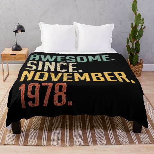 Item preview, Awesome Since November 1978 42nd Birthday Gift 42 Years Old Vintage November 1978 designed and sold by Takatv.