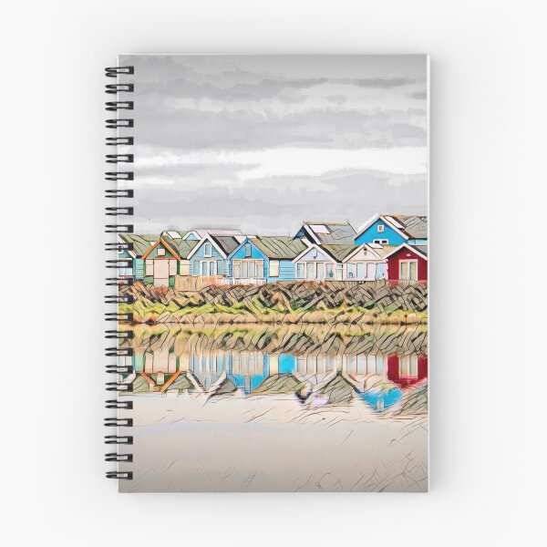 Item preview, Beach Houses, Mudeford Sandbank, UK designed and sold by Marlene Watson-Hall.