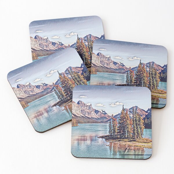Item preview, Spirit Island- Jasper National Park, Canada designed and sold by Adventure Alberta.