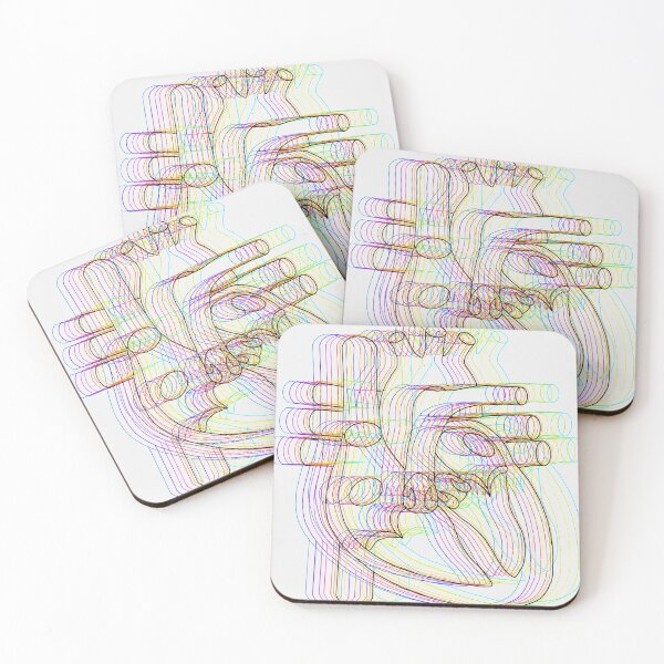 Item preview, Rainbow heart outline designed and sold by liv-mack06.